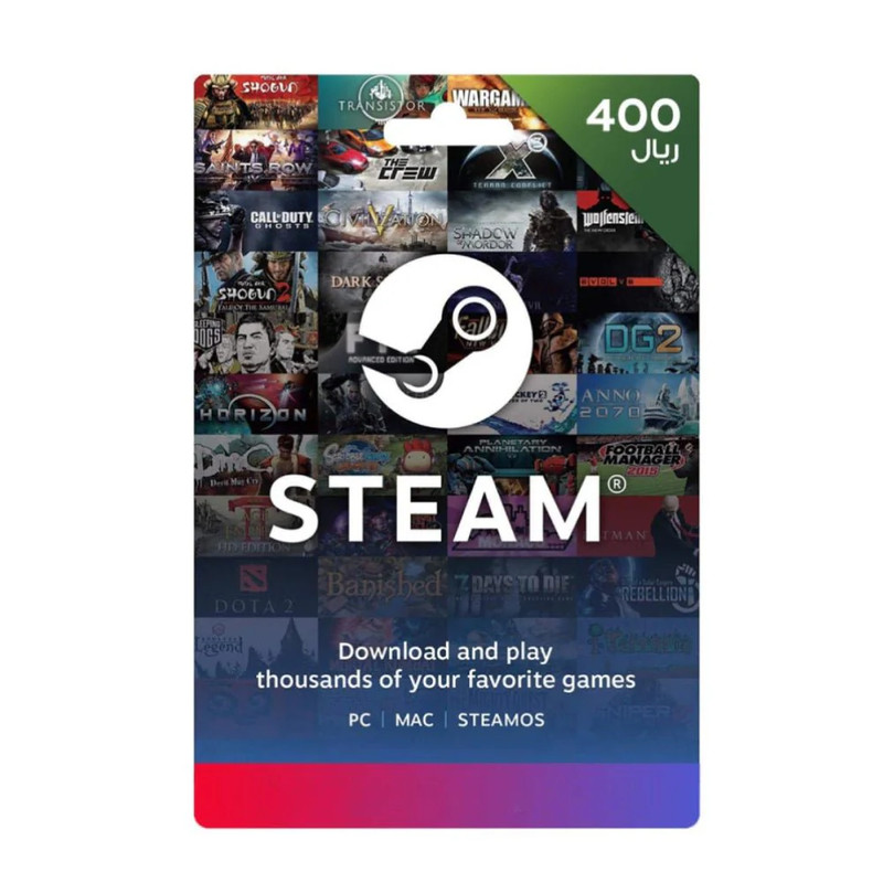 Steam Wallets QAR 400